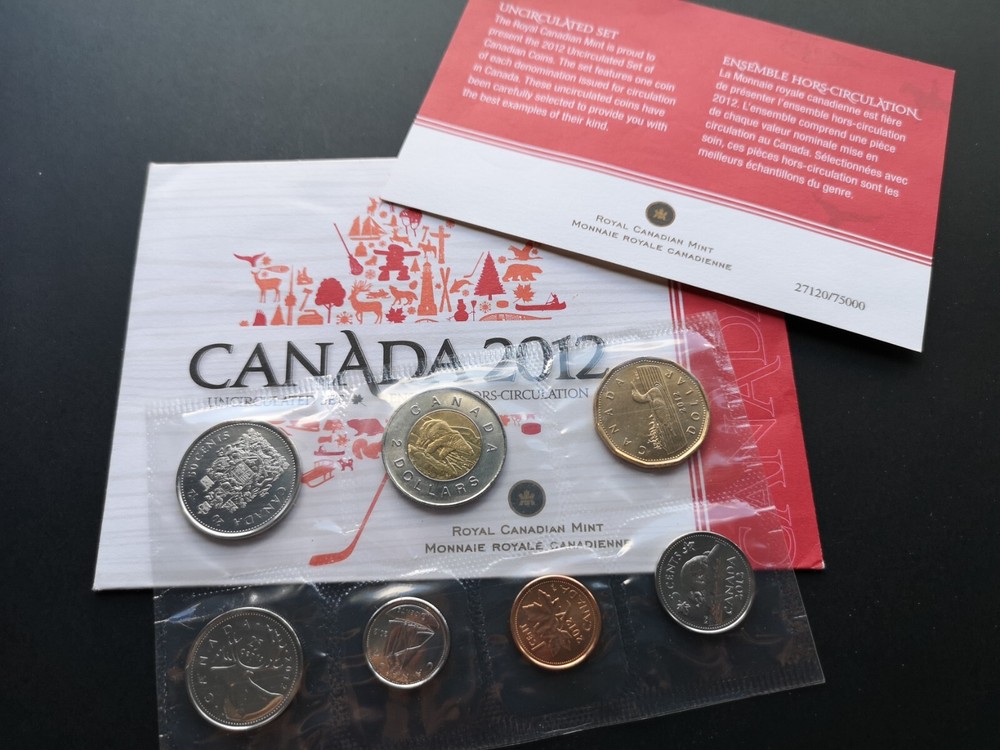 *** 2012 CANADA PROOF LIKE ROYAL MINT SET **