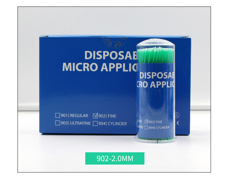 100Pcs/Box Dental Material Disposable Micro Brushes Applicators Micro Applicator