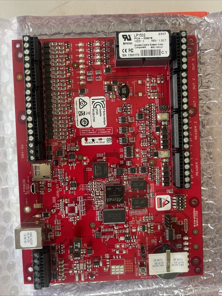 Mercury Security LP1502 Intelligent Card Controller Board LP-1502
