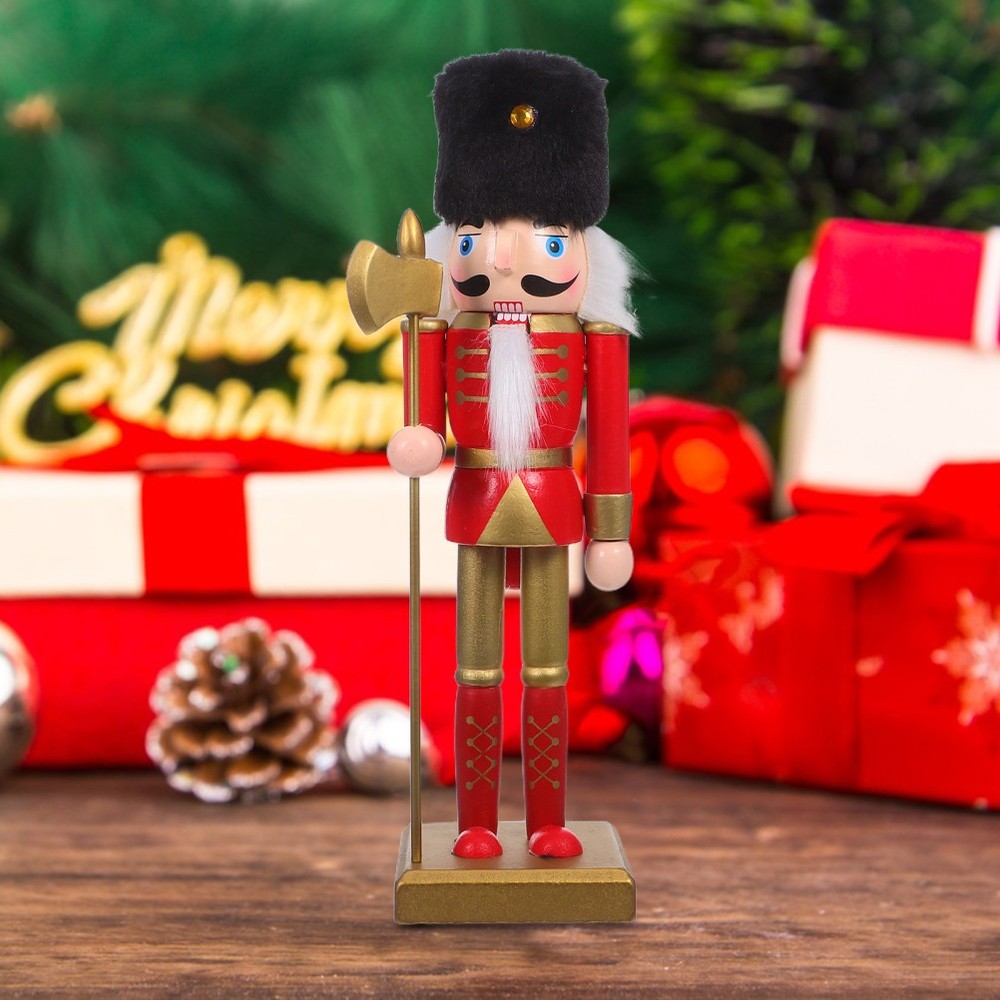Nut Cracker Christmas Decor Soldier Ornament Mini Nutcracker Model