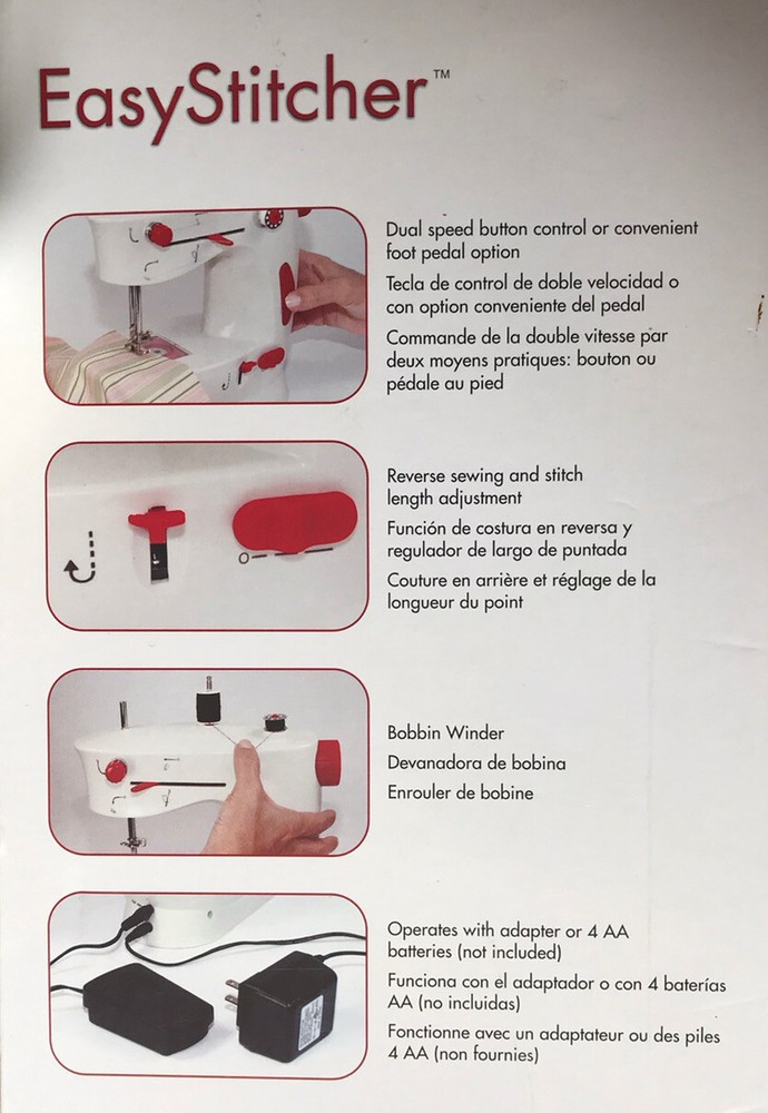Easy Stitcher Table Top Sewing Machine D250001  PORTABLE 