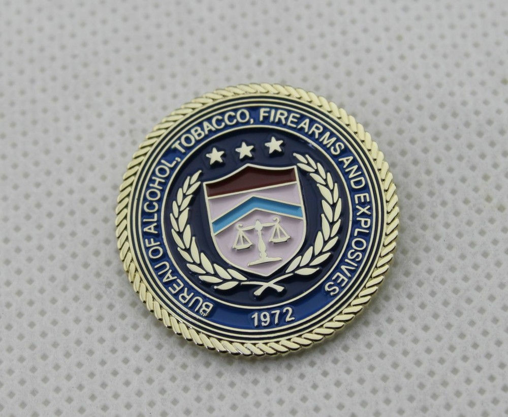 US ATF 1972 lapel pin