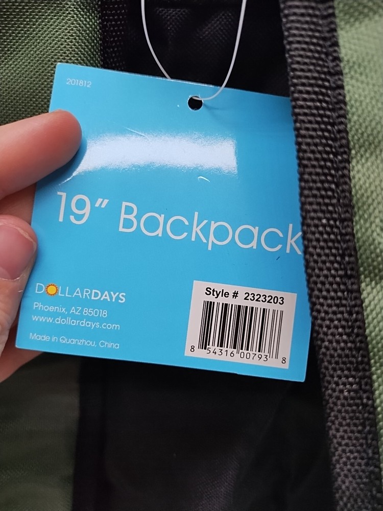 Green Forward 2007 19" Backpack