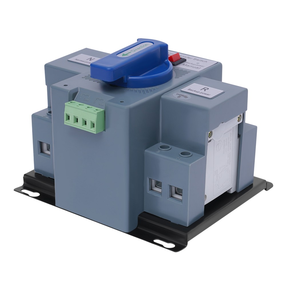 60HZ Double Power Automatic Change-over Switch Generator Change-over Blue