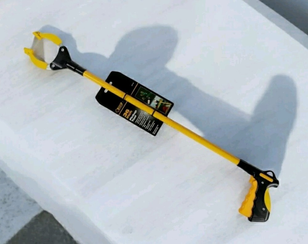 36 in. Mechanical Pick-Up Tool 5 lb. pull Lightweight Rubber Tip  Rotating Head