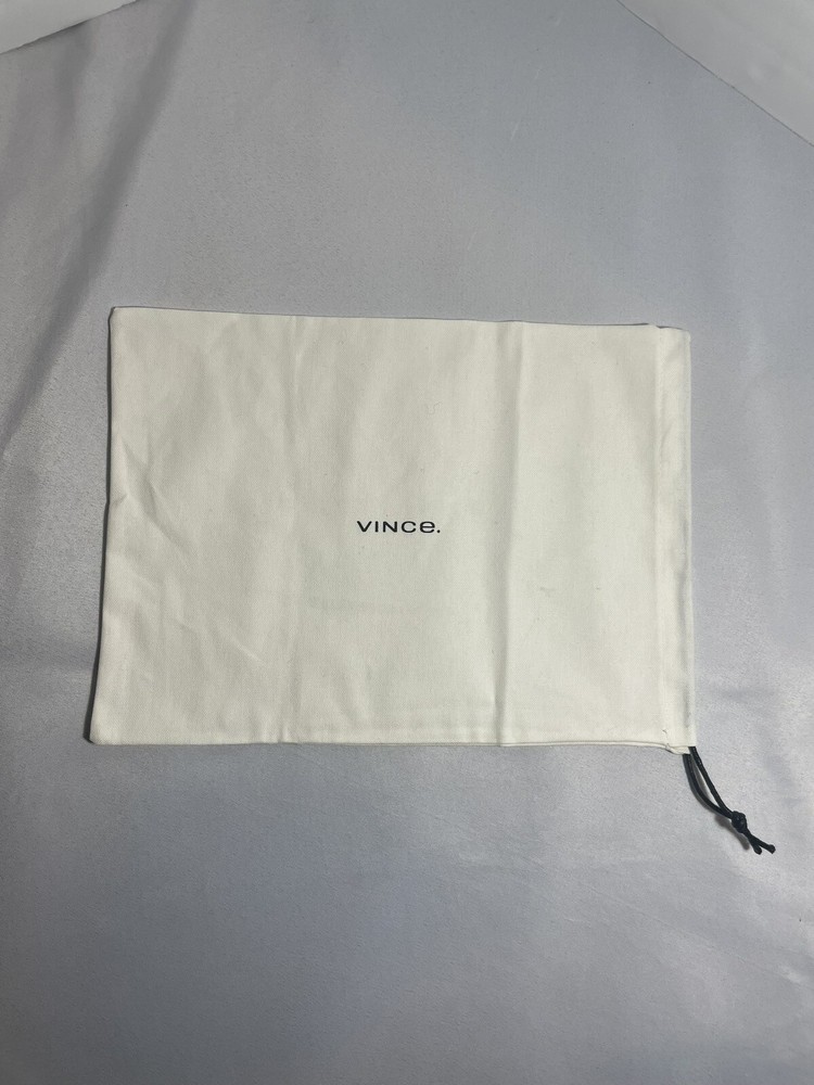 Vince Brown Empty Shoe 12x5.5x4” ” Box Drawstring Dust Bag Logo Tissue Inserts
