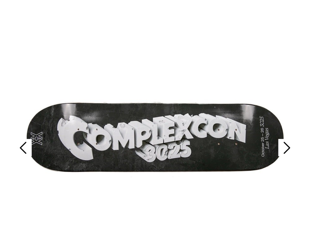 Daniel Arsham + ComplexCon Skatedeck
