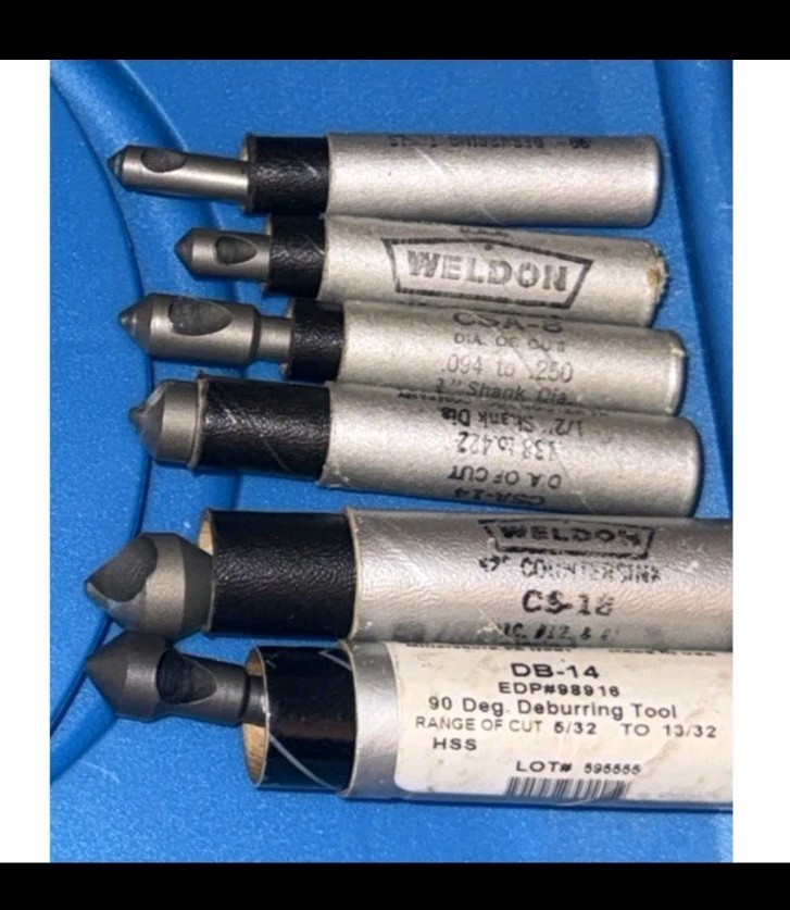 Weldon Machining Lot (25 Pieces)