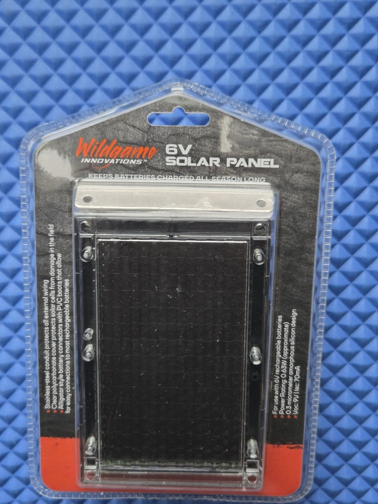 Wildgame Innovations 6V Solar Panel / Battery Charger