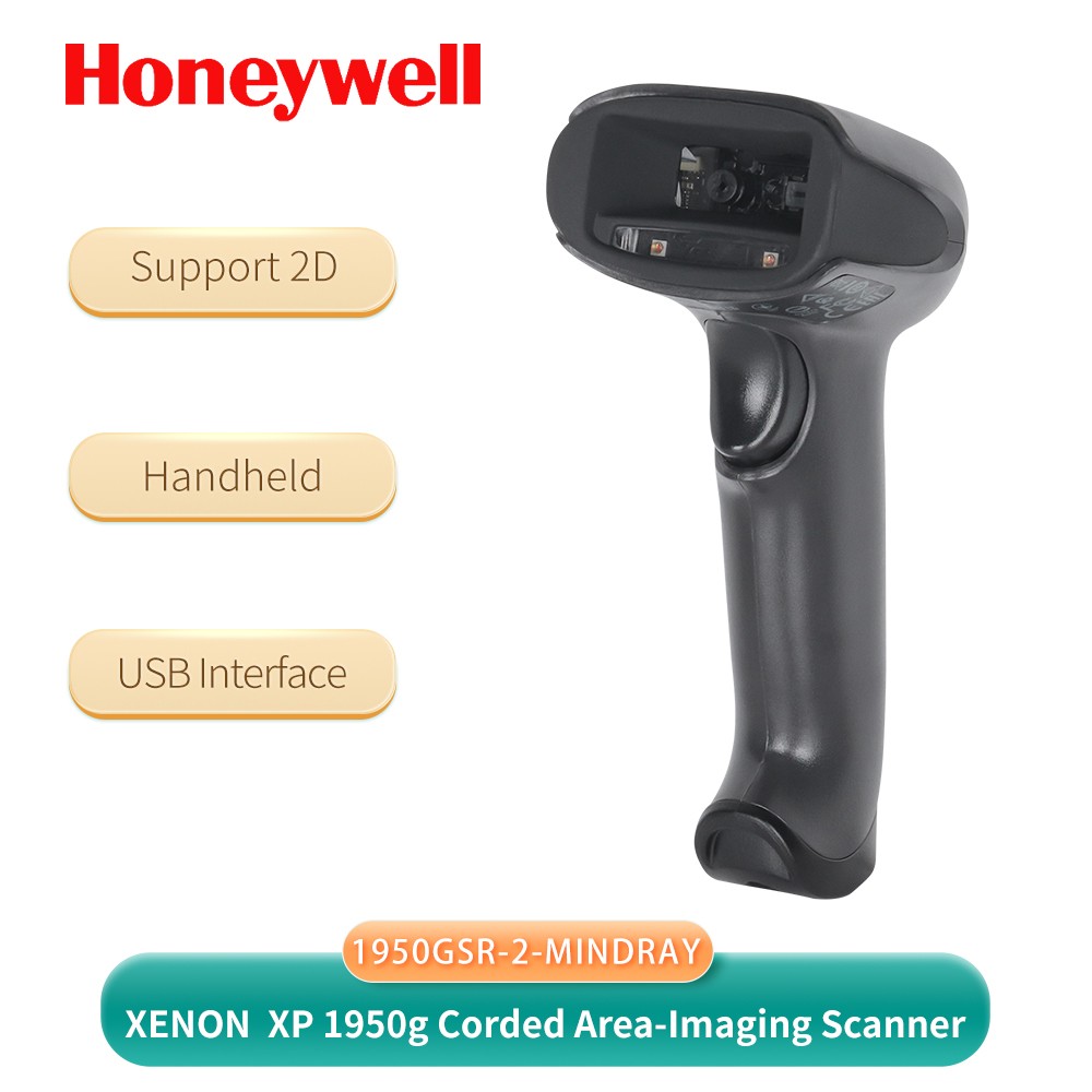 4PCS Honeywell Xenon 1950GSR-2-Mindray Image USB Reader 1D/2D Barcode Reader