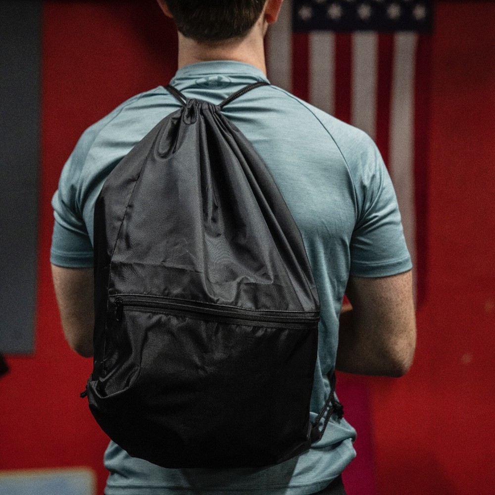 NEW! Drawstring Gym Bag, Large Sports Backpack String Swim Drawstring Bags
