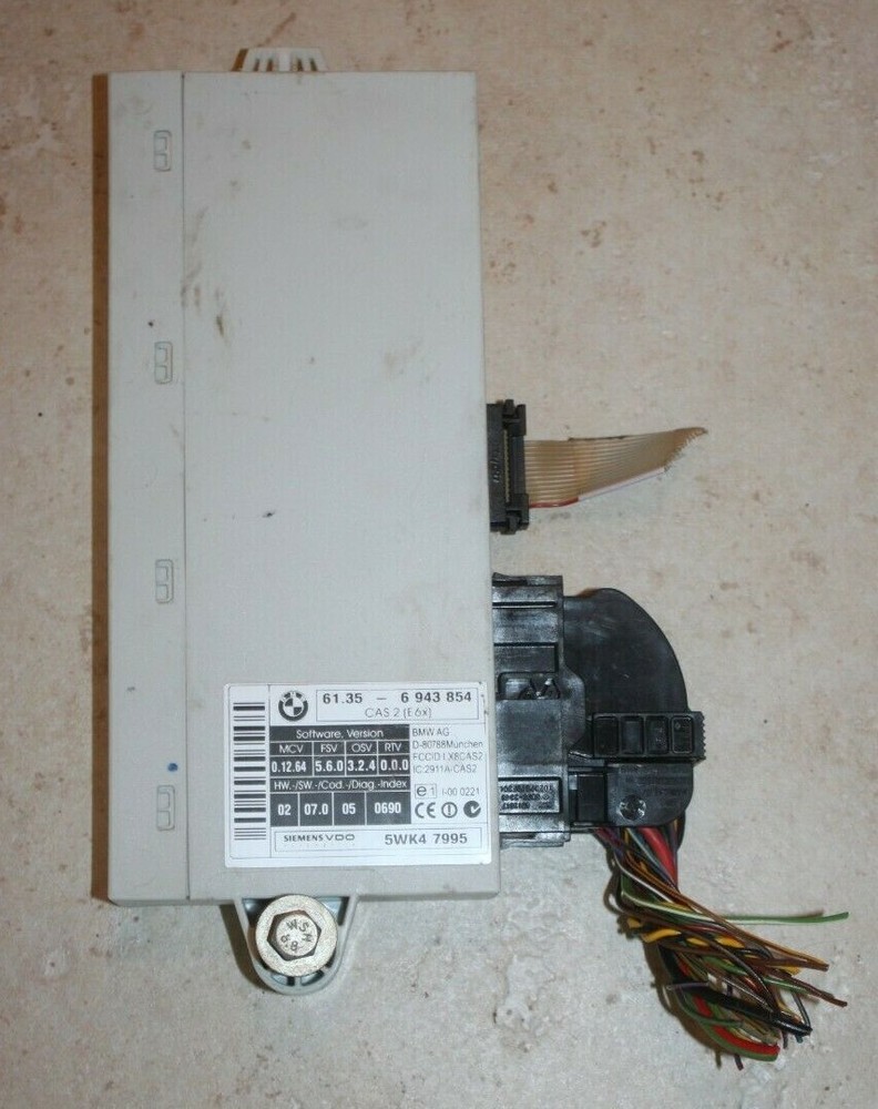 CAS2 1 3 5 6 Series E60 E61 E63 E64 ACCESS SYSTEM CONTROL UNIT 61.35 - 6 943 854