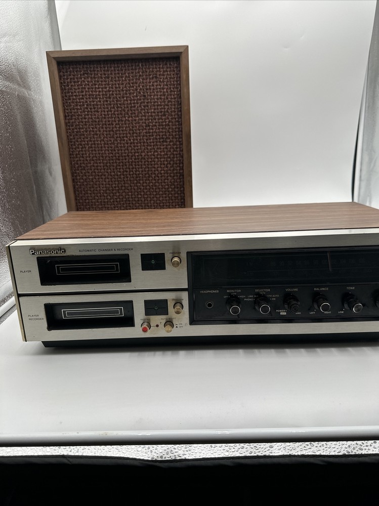 Panasonic Automatic Changer & Recorder RS-828S w/speaker. Tested And Works!!!