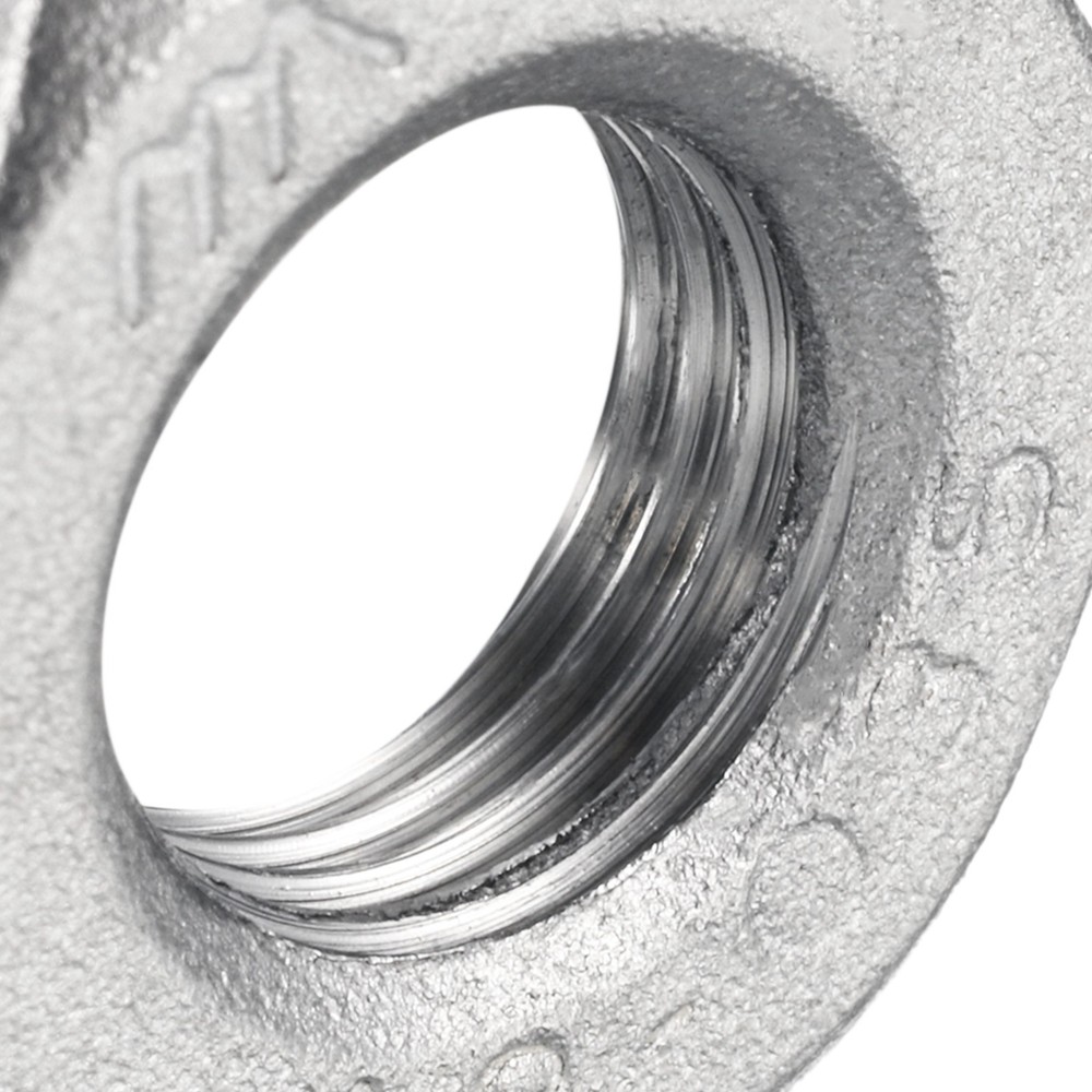 5 Pcs Cast Pipe Fitting Hex Locknut Nut g 1/8" Female Thread (DN6)