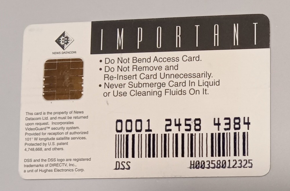 RCA DIRECTV DSS Access Card DIRECT TV