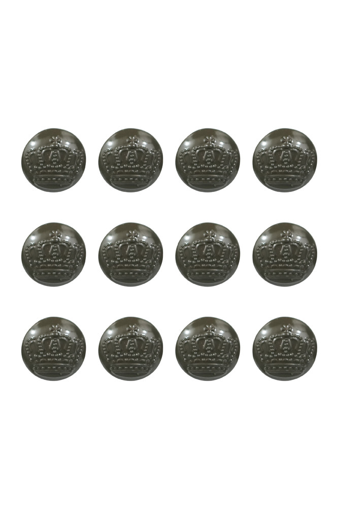 WWI Imperial German Crown EM Button 22mm (12pcs)