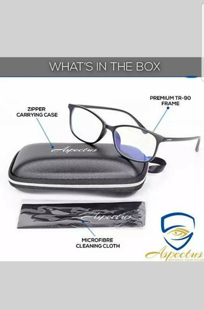 Aspectus Blue Light Blocking Glasses for Computer Use | Anti Eyestrain | Anti He