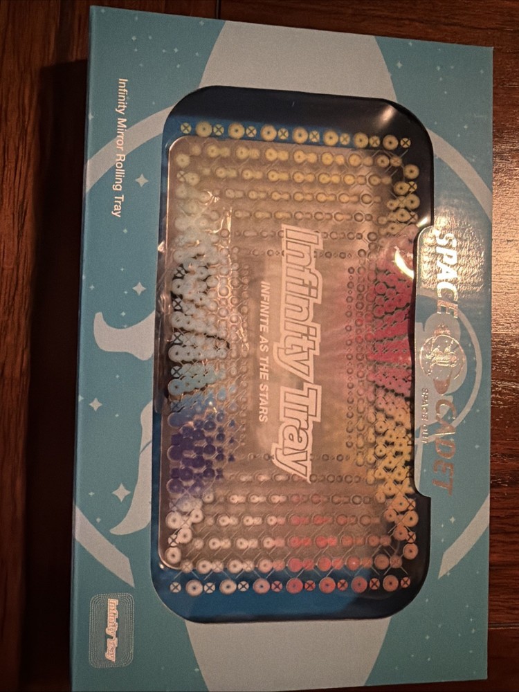 Infinity Mirror Rolling Tray