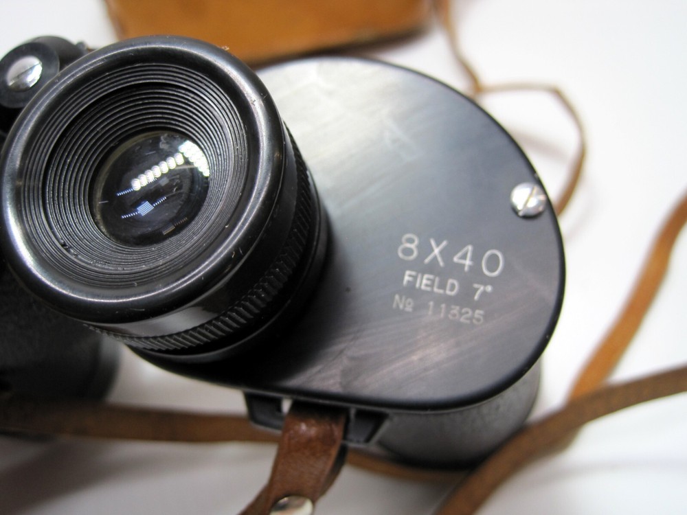Vintage Boshnell Custom 8x40 Field 7° Binoculars with Case