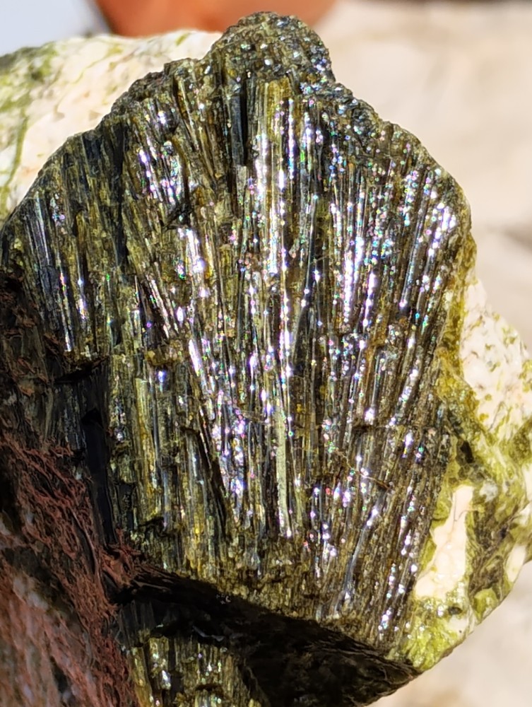Epidote Specimen Rough Specimen Crystalized