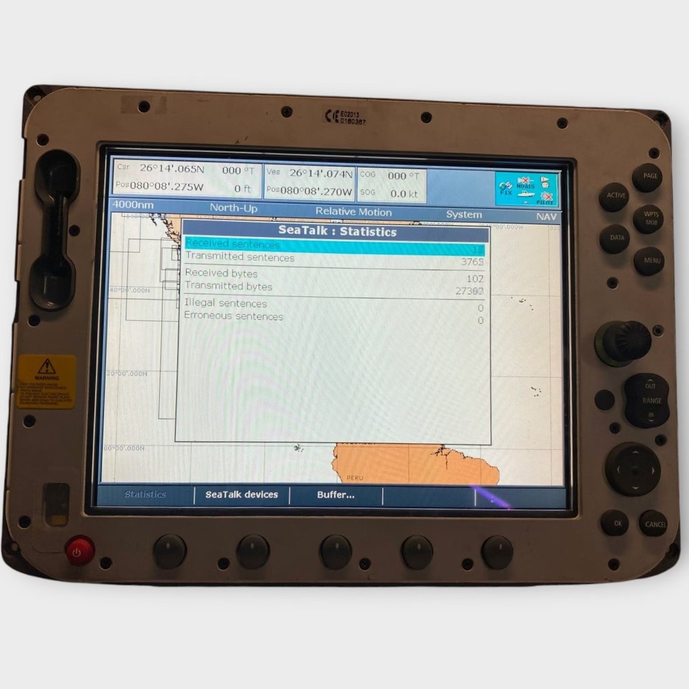 Raymarine E120 Classic Multifunction Display --E02013--CORE ONLY-Fully Tested