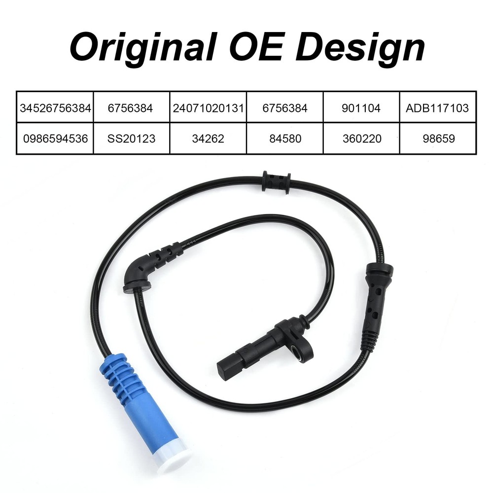 2pcs ABS Wheel Speed Sensor Front Left Right 2002-2008, Compatible with Mini ...