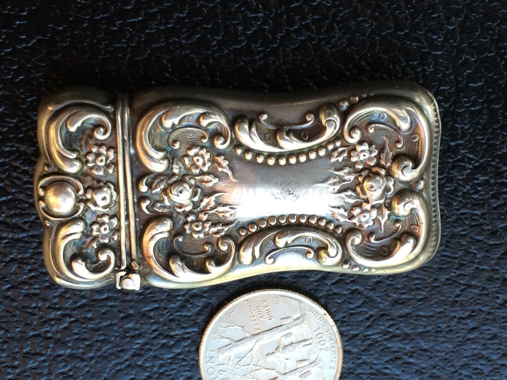 BEAUTIFUL STERLING SILVER MATCH SAFE by GILBERT