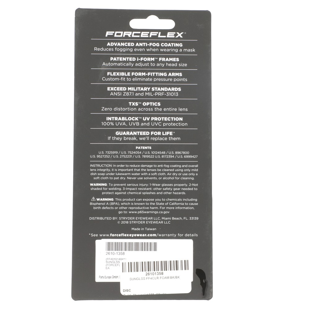 Forceflex FF4 Comfort Foam Sunglasses