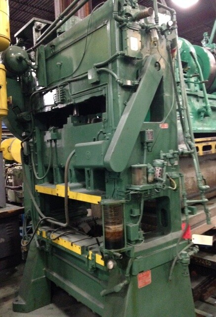 50 TON BLISS MODEL S2-50 STRAIGHT SIDE DOUBLE CRANK PRESS: YODER #19490