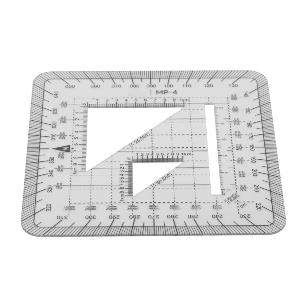 Coordinate Scale 10x10cm Size Accurate Measurements Essential Outdoor Tool