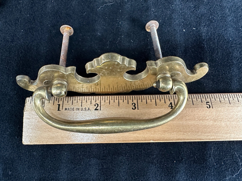 Vintage Hardware Chippendale Bail Drawer Pulls Set of 3 Pulls 4.5" Hardware*