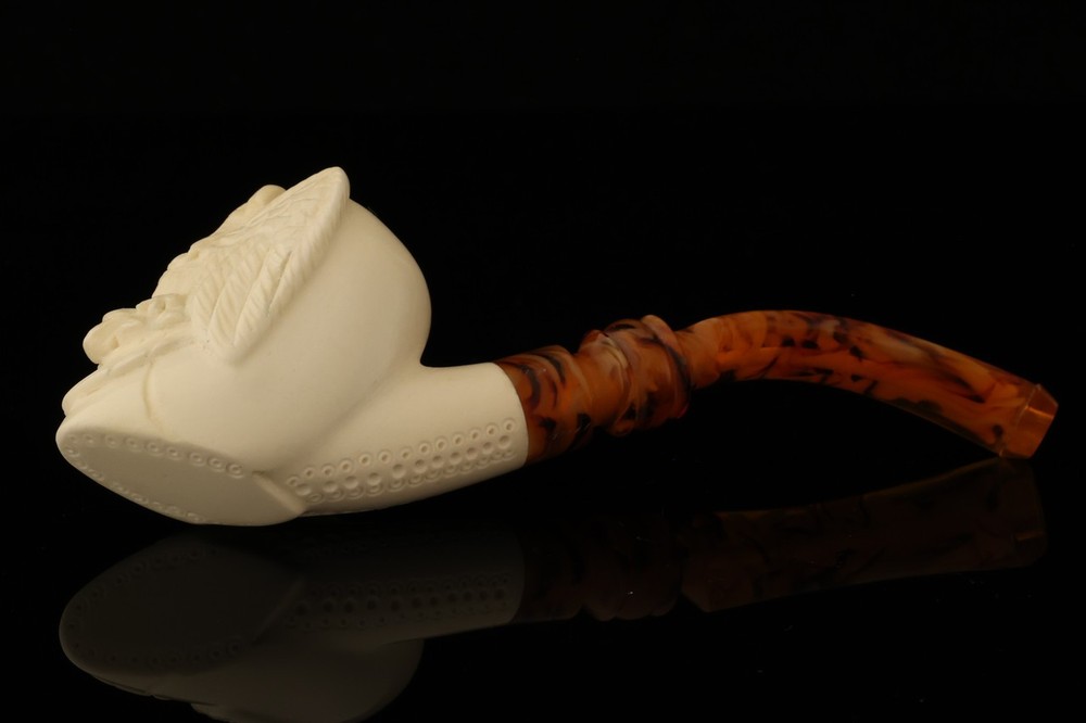Eagle Block Meerschaum Pipe with fitted case 14211