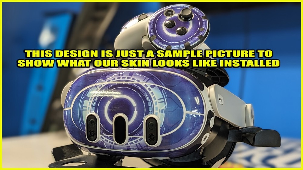 Skin wrap that fits Quest 3 (design 013)