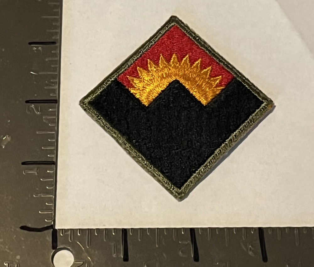 Western Defense Command White Back Patch WWII Original Pacific