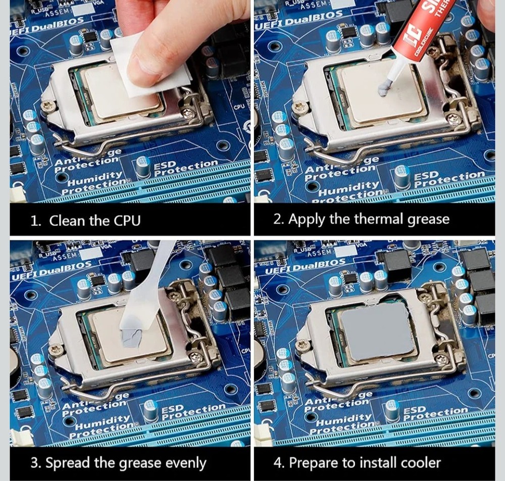CoolerCube Thermal Paste, 12g CPU Thermal Compound Paste. 2x6g