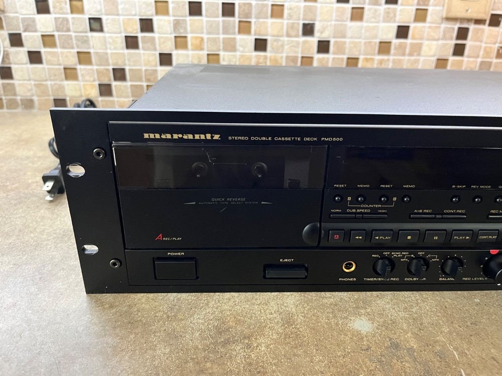 Marantz PMD500 Double Professional Cassette Recorder Deck