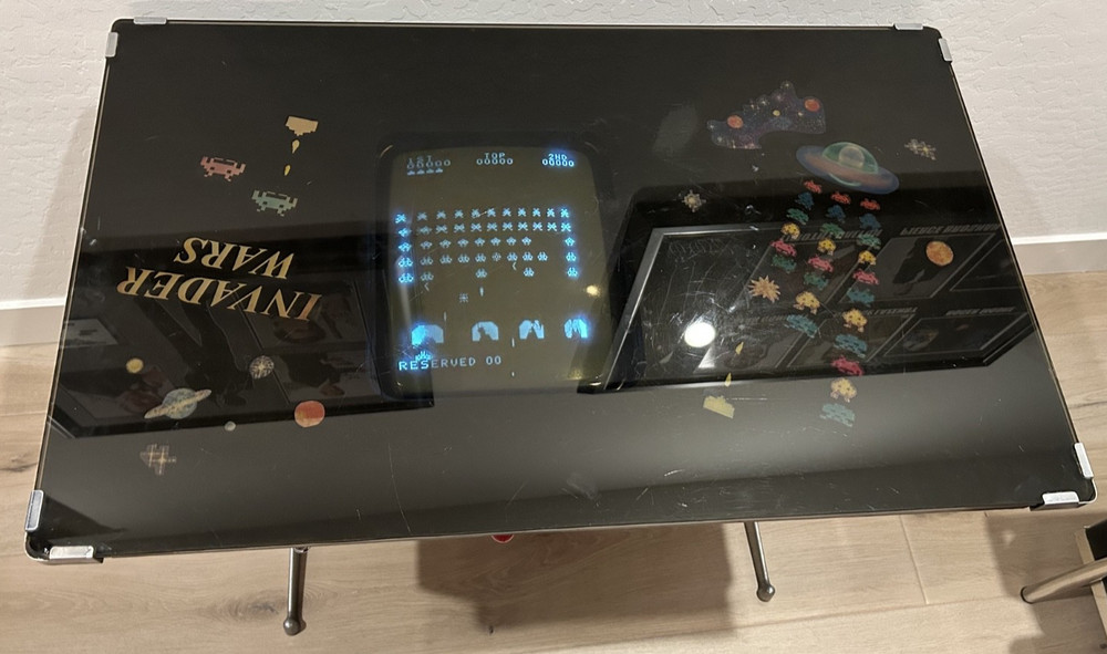 Original Table Top Arcade 1979 Invader Wars Produced By World Vending 2 Player