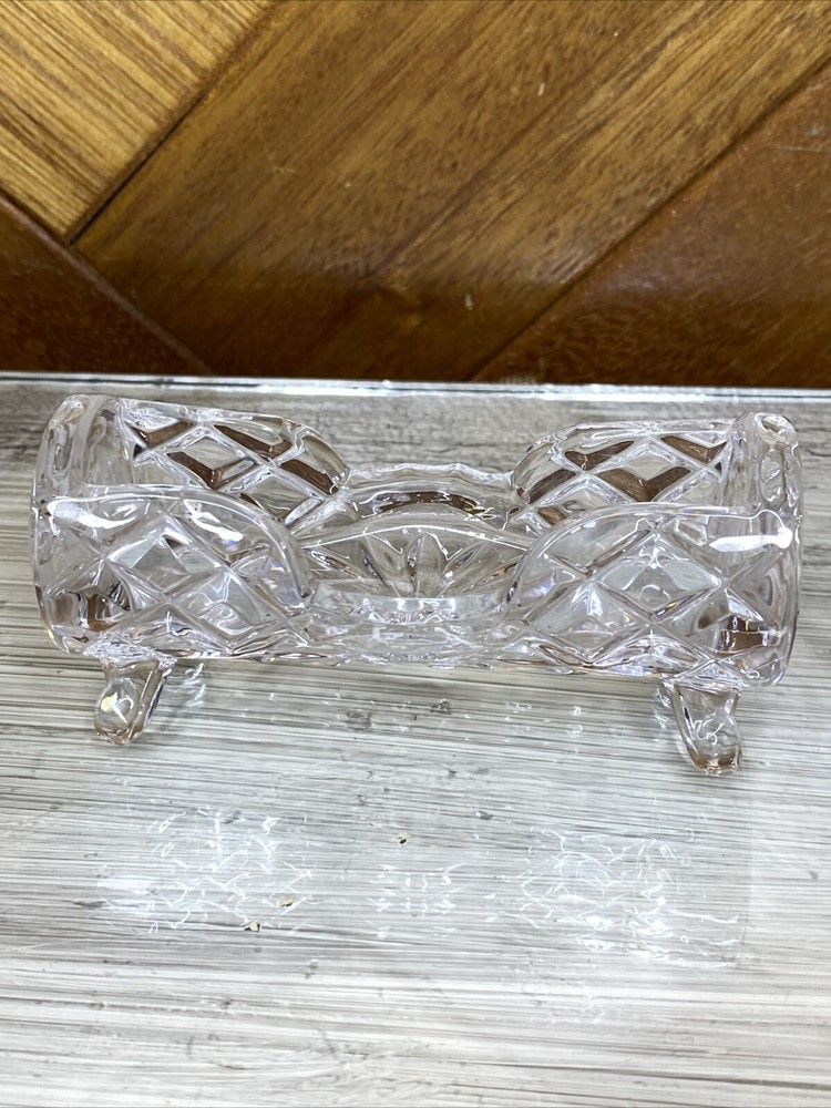 Vintage Crystal Toothpick Holder
