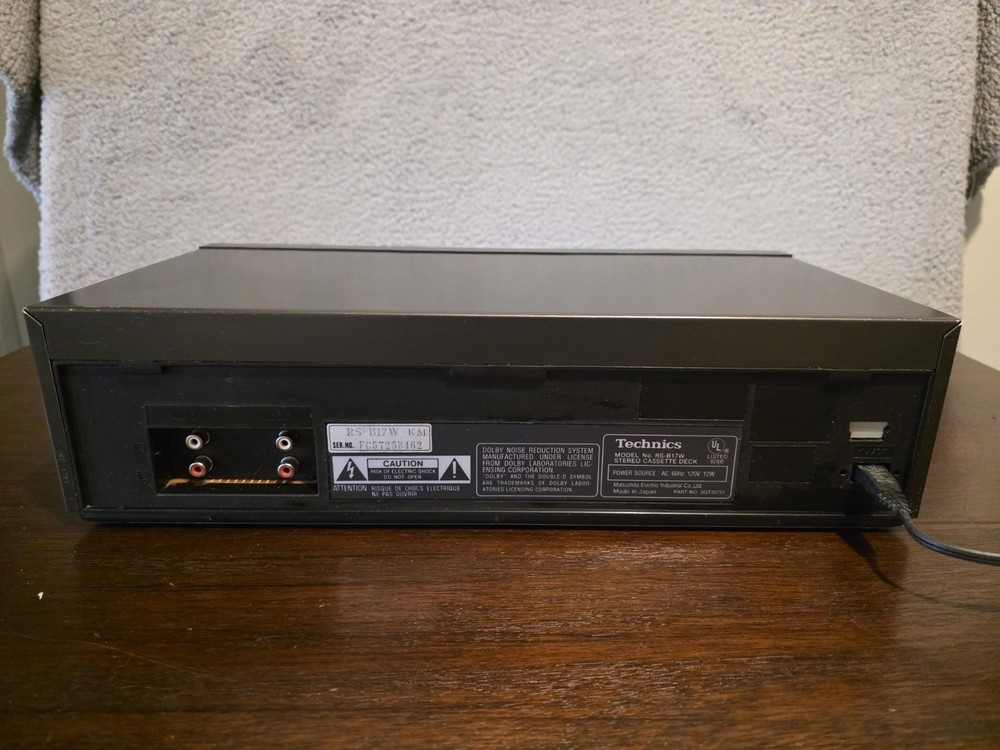 Technics RS-B17W Dual Cassette Deck Tested
