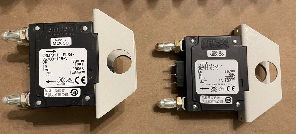 High-Amperage 8/8 CB Breaker & 4/4 GMT Panel with breakers. Never used.