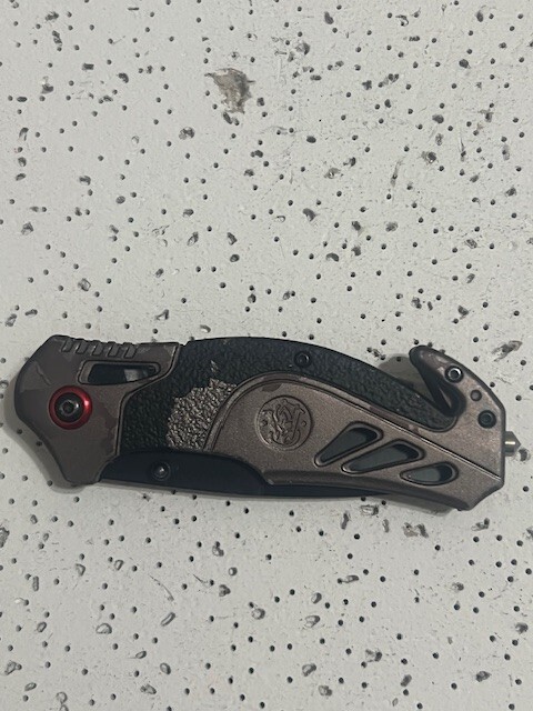 Smith & Wesson 1100038 Black Linerlock Assisted EDC Folding Knife —