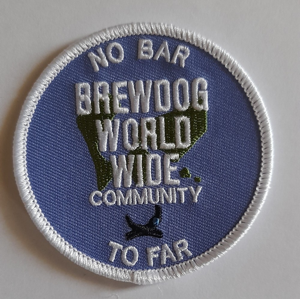 Brewdog  worldwide community  round patch
