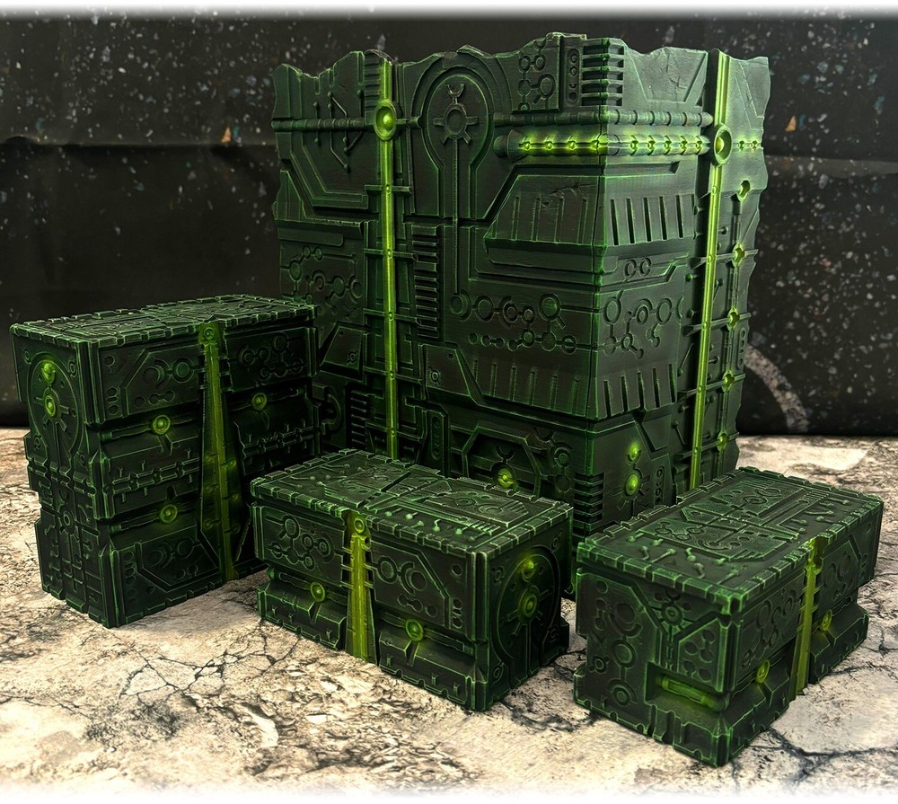 WTC 40K Foldable Terrain - Necromaton | WH40K Wargame Scenery