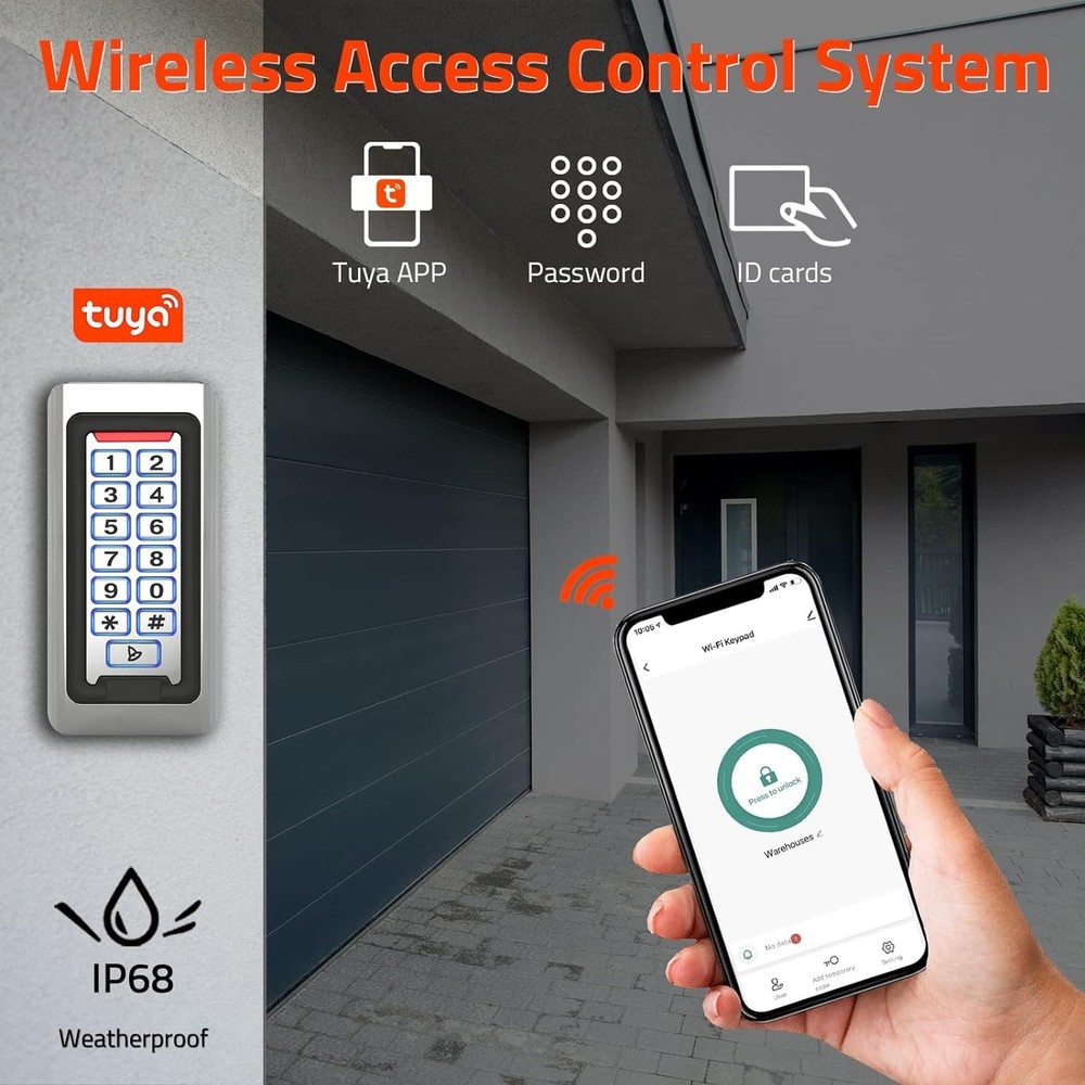 Robust Metal Access Control System with Remote Access and Anti-Prying Features