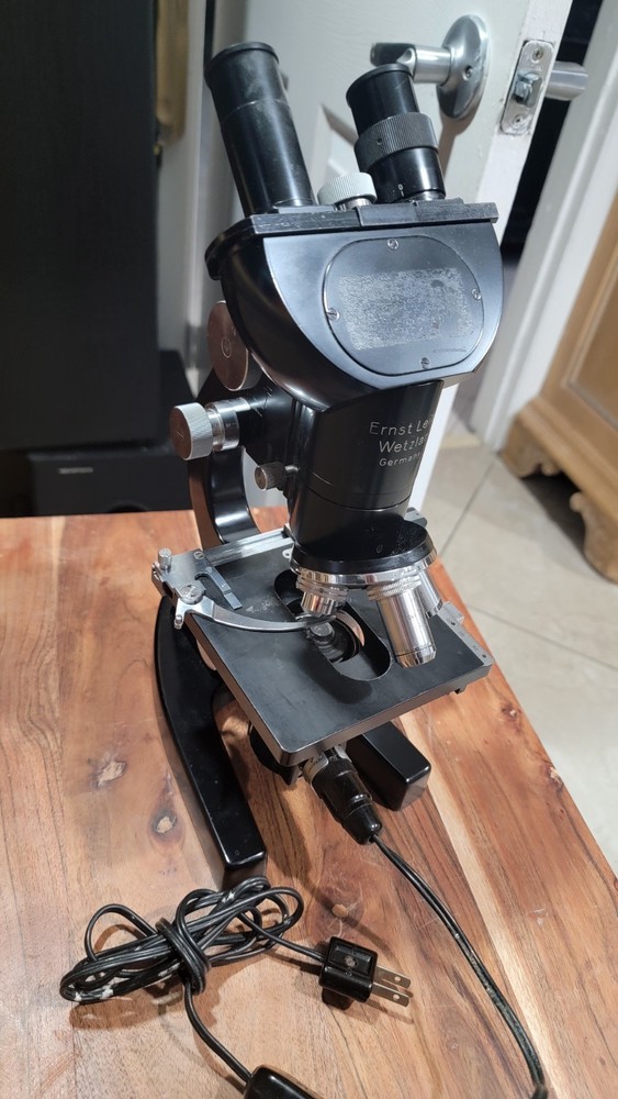 Ernst Leitz Wetzlar Microscope Vintage Leitz Microscope