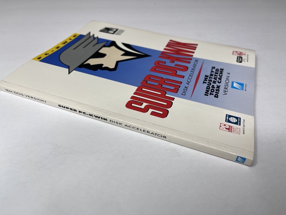 Super PC-KWIK Disc Accelerator Guide Book Version 4 IBM Dos 1988-1991