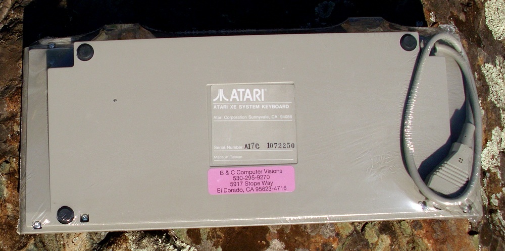 XEGM KEYBOARD W/CASE & cable for Atari XEGM Computer A condition