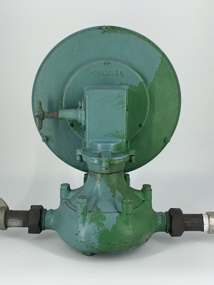 Industrial Neptune Trident Meter 1" Split Case Totalizing 11" Dial Face