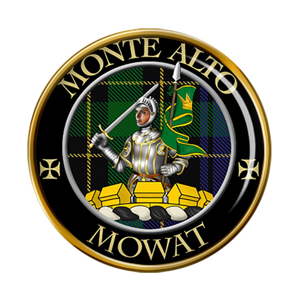 Mowat Scottish Clan Pin Badge