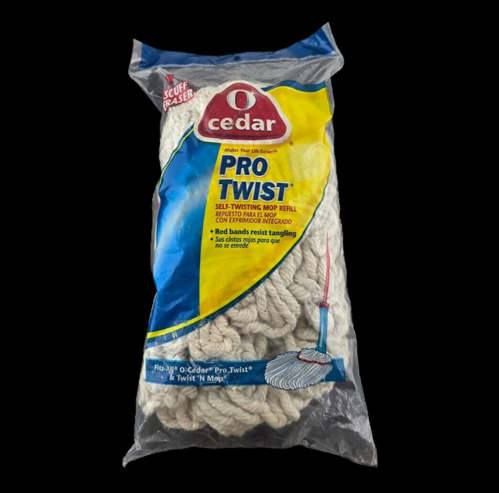 O Cedar Pro Twist N Mop Replacement Self Twisting Mop Refill Head New